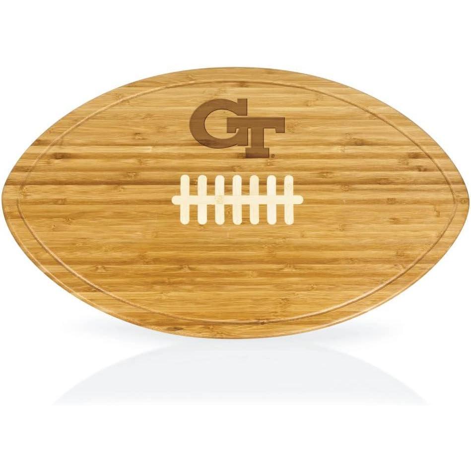imagePICNIC TIME NCAA Football Cheese Board Novelty Charcuterie Board Serving Platter Cheese Boards Charcuterie Boards Wood Cutting Board BambooGeorgia tech yellow jackets