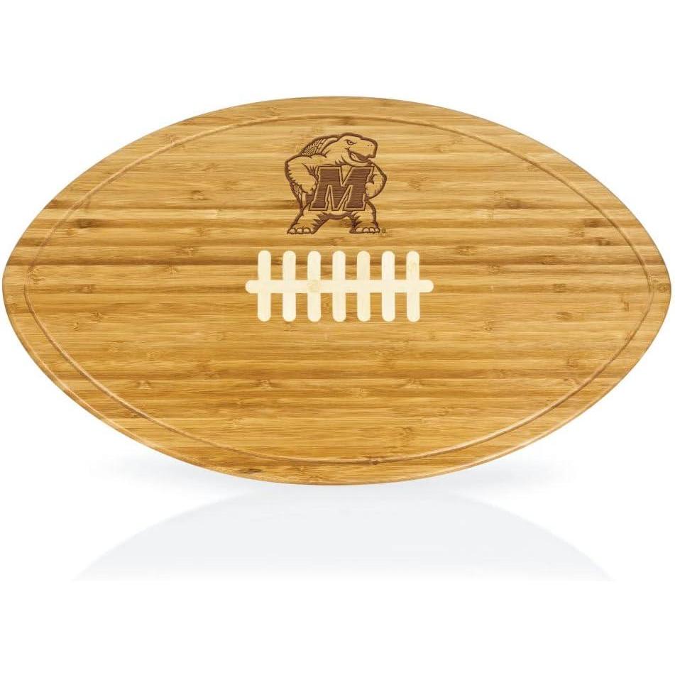 imagePICNIC TIME NCAA Football Cheese Board Novelty Charcuterie Board Serving Platter Cheese Boards Charcuterie Boards Wood Cutting Board BambooMaryland Terps