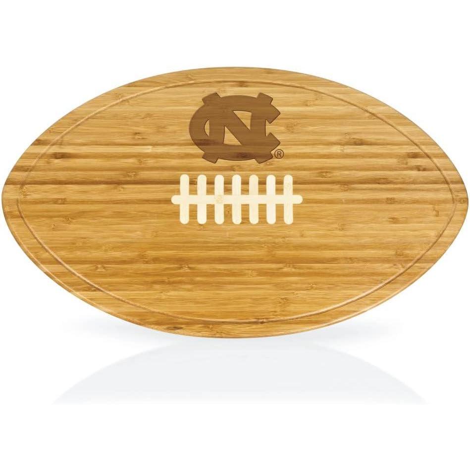 imagePICNIC TIME NCAA Football Cheese Board Novelty Charcuterie Board Serving Platter Cheese Boards Charcuterie Boards Wood Cutting Board BambooNorth Carolina Tar Heels