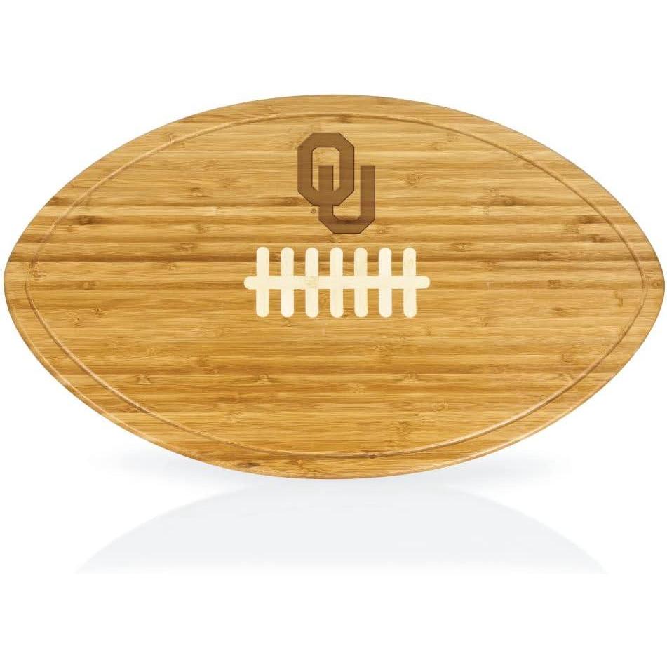 imagePICNIC TIME NCAA Football Cheese Board Novelty Charcuterie Board Serving Platter Cheese Boards Charcuterie Boards Wood Cutting Board BambooOklahoma Sooners