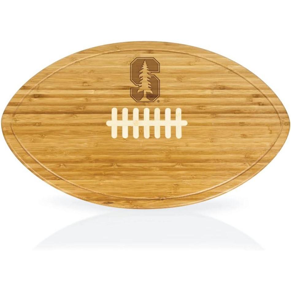 imagePICNIC TIME NCAA Football Cheese Board Novelty Charcuterie Board Serving Platter Cheese Boards Charcuterie Boards Wood Cutting Board BambooStanford Cardinal
