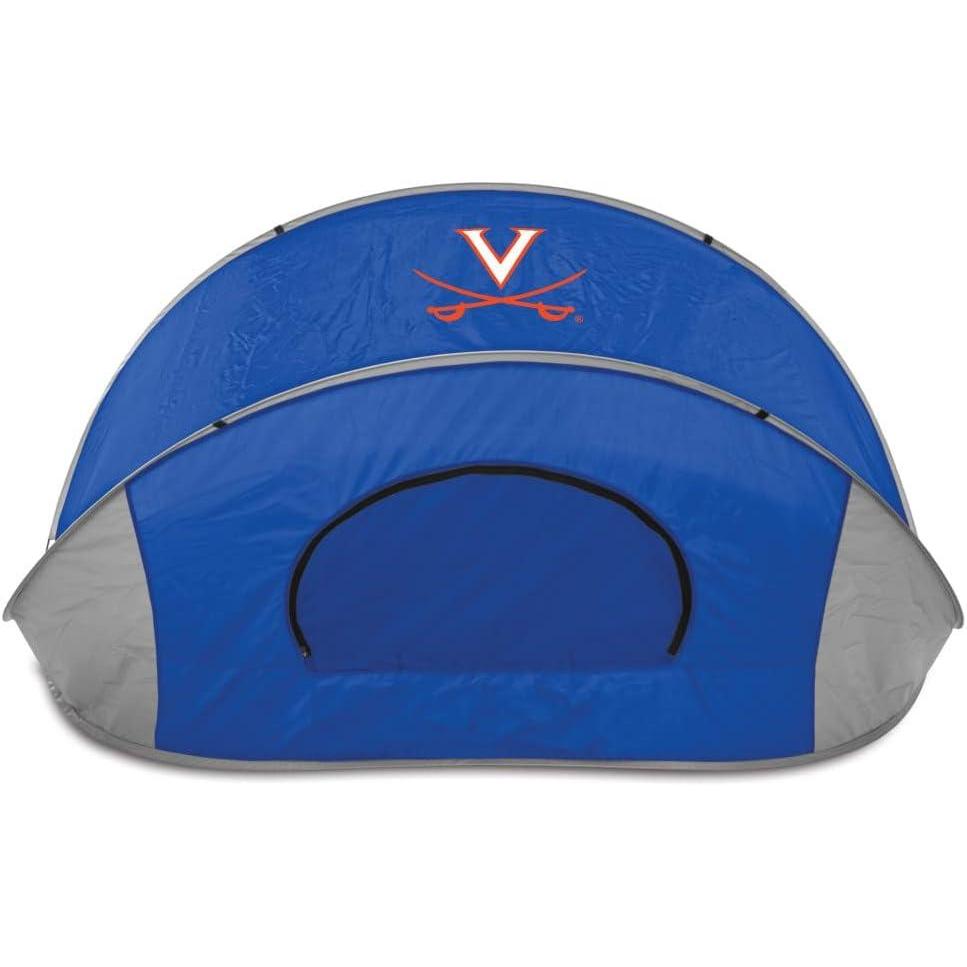imagePICNIC TIME NCAA Georgia Tech Yellow Jackets Manta Portable Beach Tent Pop Up Tent Beach Sun Shelter Pop Up Gray with Black AccentsBlue with Gray Accents