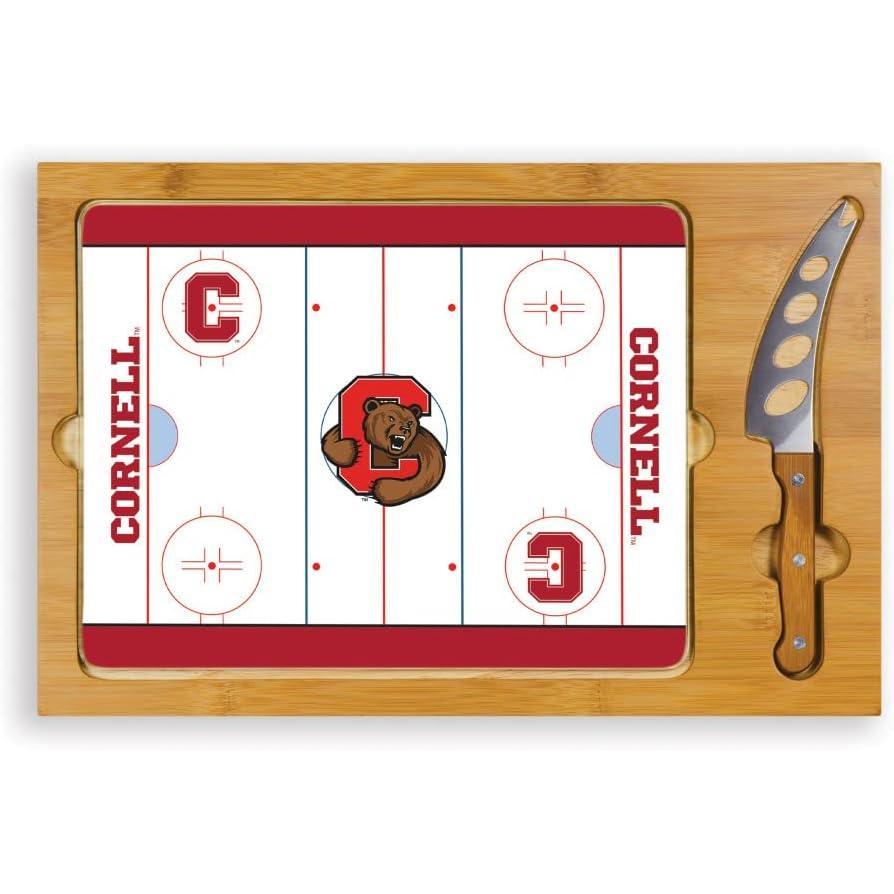 imagePICNIC TIME NCAA Icon Glass Top Cutting Board ampamp Knife Set Cheese Boards Charcuterie Boards Serving Platter Parawood ampamp BambooCornell Big Red
