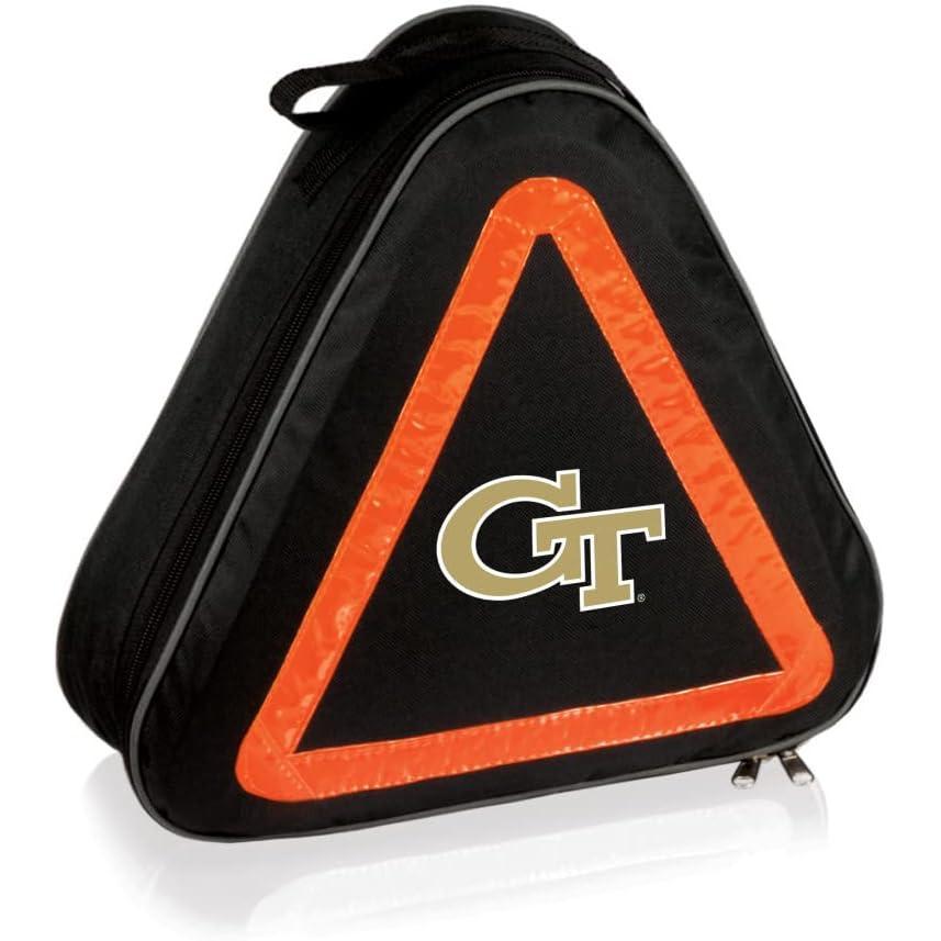 imagePICNIC TIME NCAA Roadside Emergency Car Kit  Auto Vehicle Safety Road Side Assistance with Jumper Cables and Car Tool KitGeorgia Tech YellowJackets