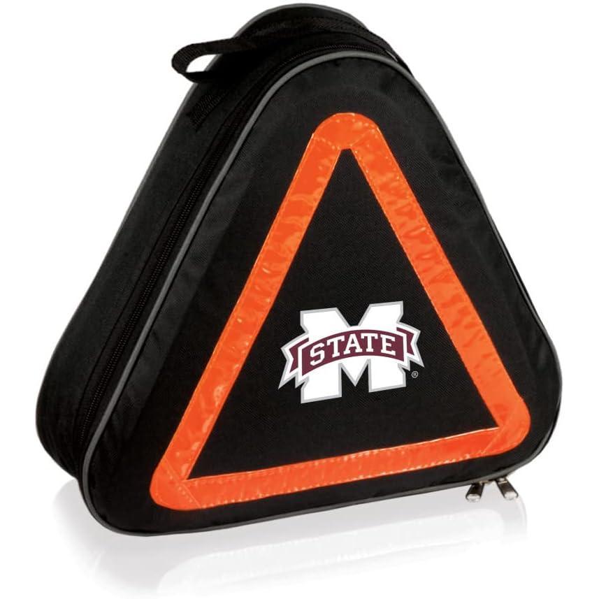 imagePICNIC TIME NCAA Roadside Emergency Car Kit Auto Vehicle Safety Road Side Assistance with Jumper Cables and Car Tool KitMississippi State Bulldogs