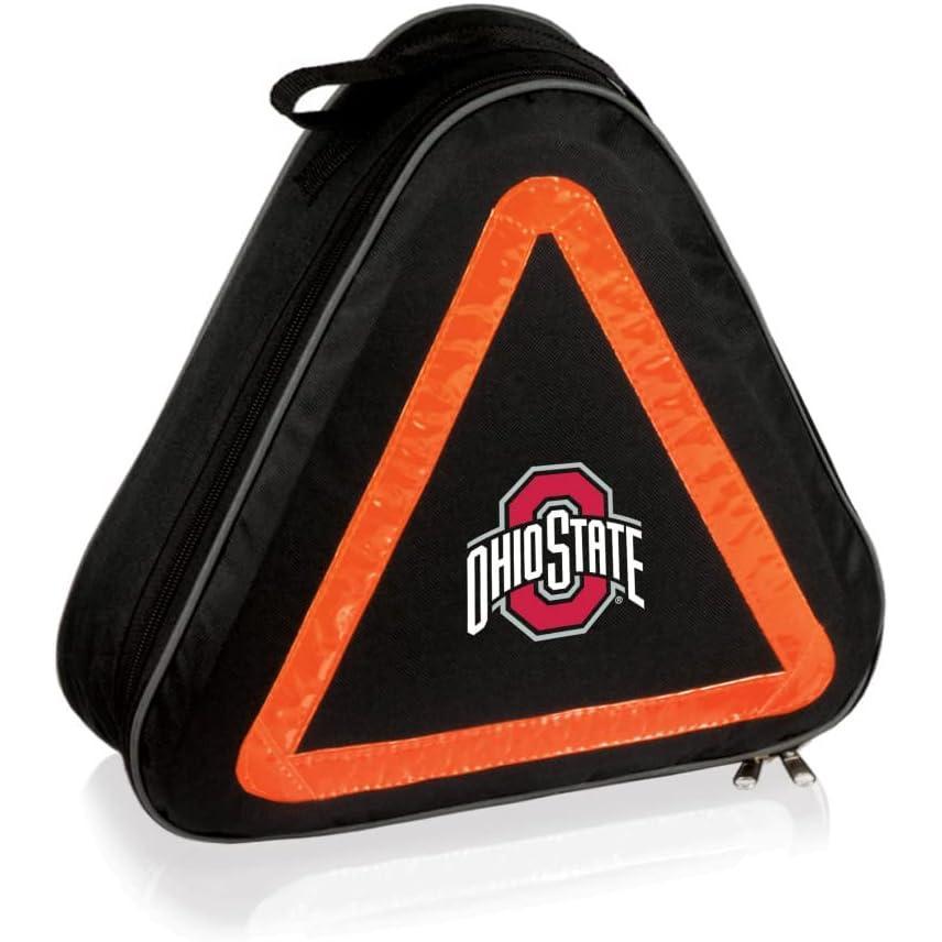 imagePICNIC TIME NCAA Roadside Emergency Car Kit  Auto Vehicle Safety Road Side Assistance with Jumper Cables and Car Tool KitOhio State Buckeyes