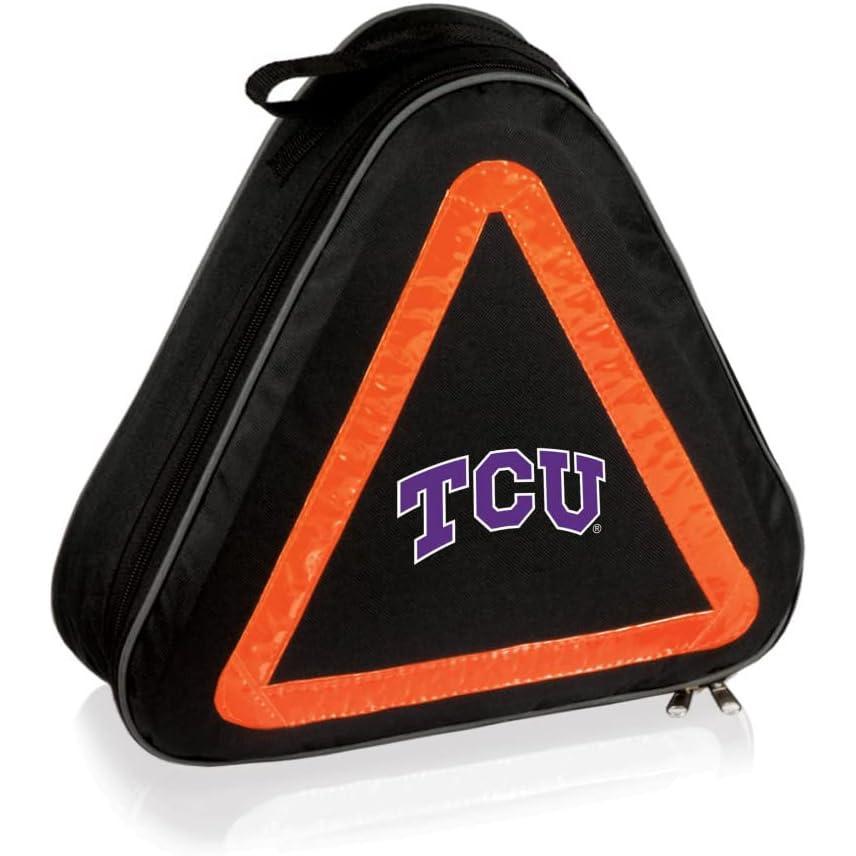 imagePICNIC TIME NCAA Roadside Emergency Car Kit Auto Vehicle Safety Road Side Assistance with Jumper Cables and Car Tool KitTCU Horned Frogs