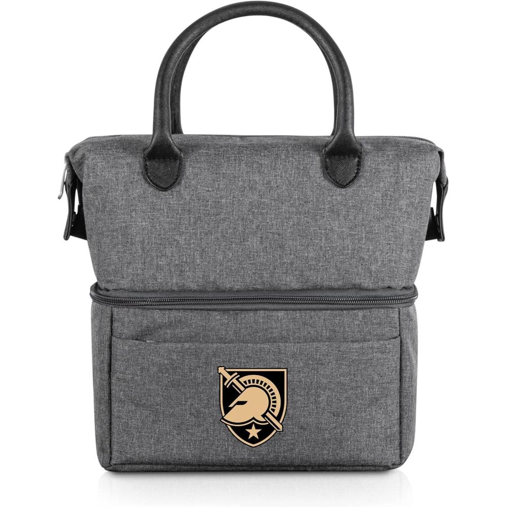 imagePICNIC TIME NCAA UnisexAdult NCAA Urban Lunch Bag Cooler Lunch Tote Insulated Lunch BagGray with Black Accents