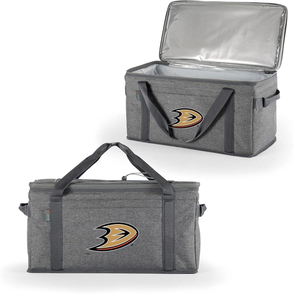 imagePICNIC TIME NHL Anaheim Ducks 64 Can Collapsible Cooler Large Insulated Soft Cooler Bag Portable Beach Cooler with Shoulder StrapAnaheim Ducks