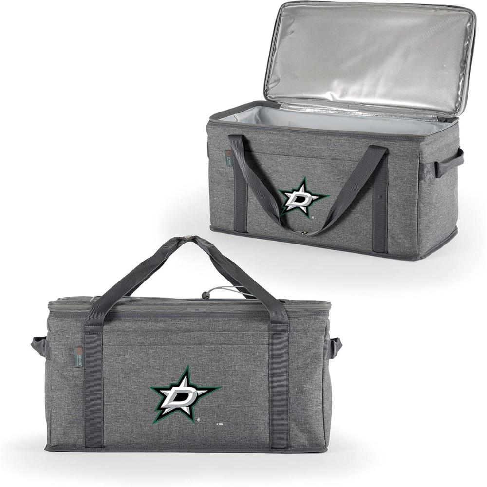 imagePICNIC TIME NHL Anaheim Ducks 64 Can Collapsible Cooler Large Insulated Soft Cooler Bag Portable Beach Cooler with Shoulder StrapDallas Stars