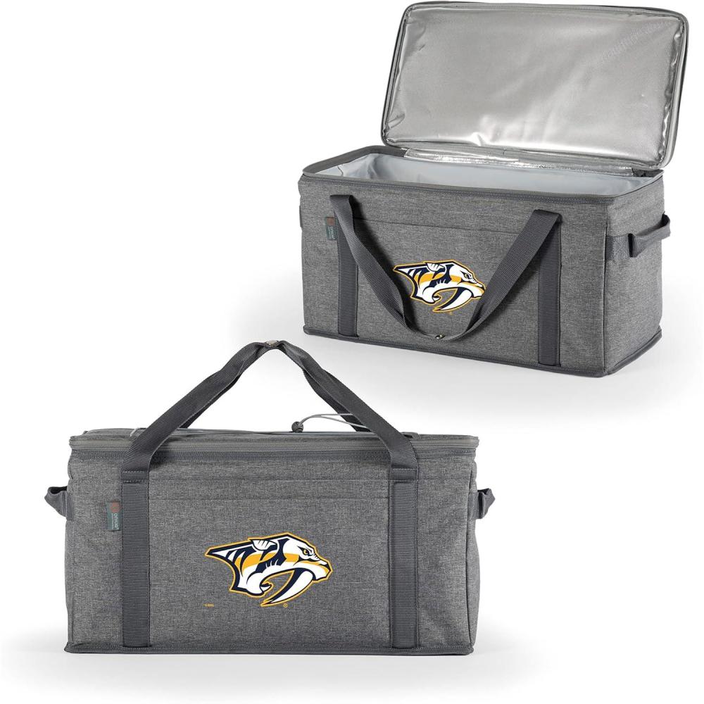 imagePICNIC TIME NHL Anaheim Ducks 64 Can Collapsible Cooler Large Insulated Soft Cooler Bag Portable Beach Cooler with Shoulder StrapNashville Predators