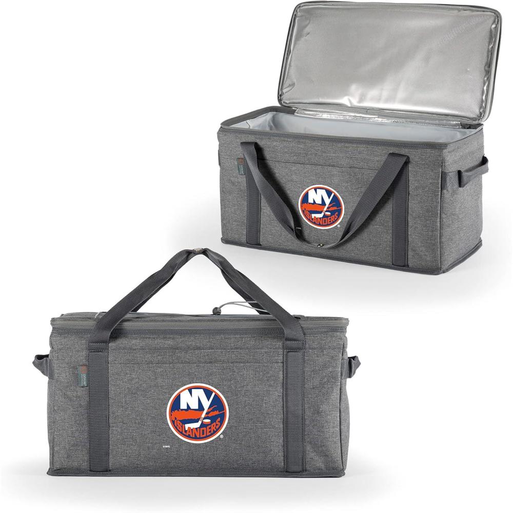 imagePICNIC TIME NHL Anaheim Ducks 64 Can Collapsible Cooler Large Insulated Soft Cooler Bag Portable Beach Cooler with Shoulder StrapNew York Islanders
