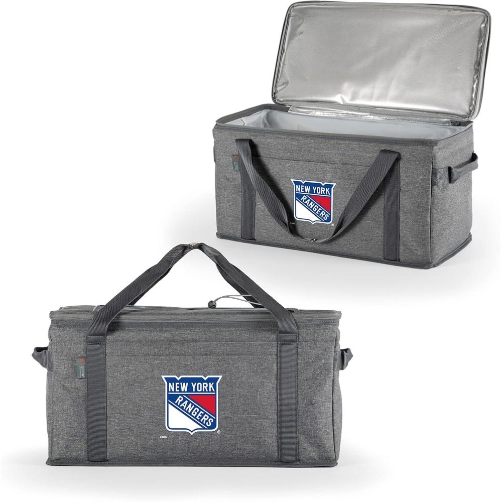 imagePICNIC TIME NHL Anaheim Ducks 64 Can Collapsible Cooler Large Insulated Soft Cooler Bag Portable Beach Cooler with Shoulder StrapNew York Rangers