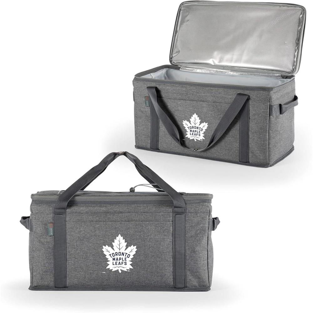 imagePICNIC TIME NHL Anaheim Ducks 64 Can Collapsible Cooler Large Insulated Soft Cooler Bag Portable Beach Cooler with Shoulder StrapToronto Maple Leafs