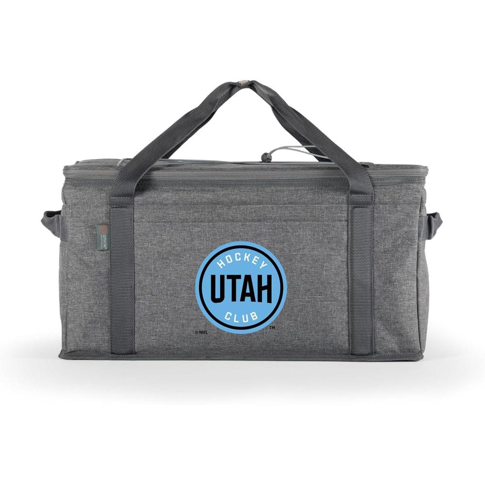 imagePICNIC TIME NHL Anaheim Ducks 64 Can Collapsible Cooler Large Insulated Soft Cooler Bag Portable Beach Cooler with Shoulder StrapUtah Hockey Club
