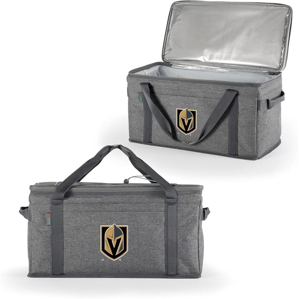 imagePICNIC TIME NHL Anaheim Ducks 64 Can Collapsible Cooler Large Insulated Soft Cooler Bag Portable Beach Cooler with Shoulder StrapVegas Golden Knights