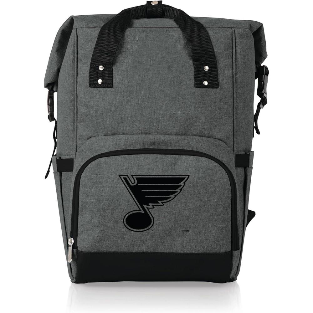 imagePICNIC TIME NHL Anaheim Ducks OTG RollTop Cooler BackpackSt Louis Blues
