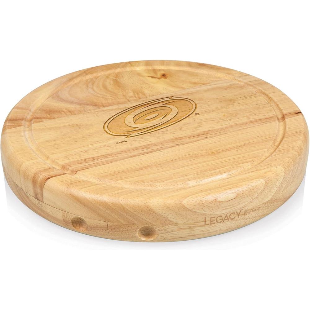 imagePICNIC TIME NHL Columbus Blue Jackets Circo Cheese Board and Knife Set Charcuterie Board Set Wood Cutting Board