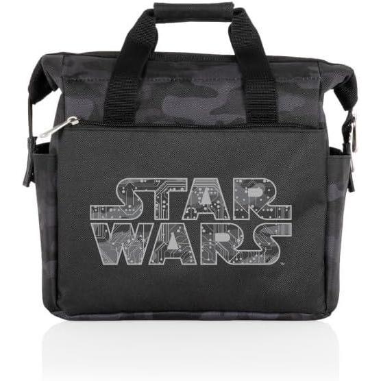 imagePICNIC TIME Star Wars Mandalorian Grogu On The Go Lunch Bag Soft Cooler Lunch Box Insulated Lunch Bag Heathered Gray 10 x 6 x 105Star Wars Black Camo