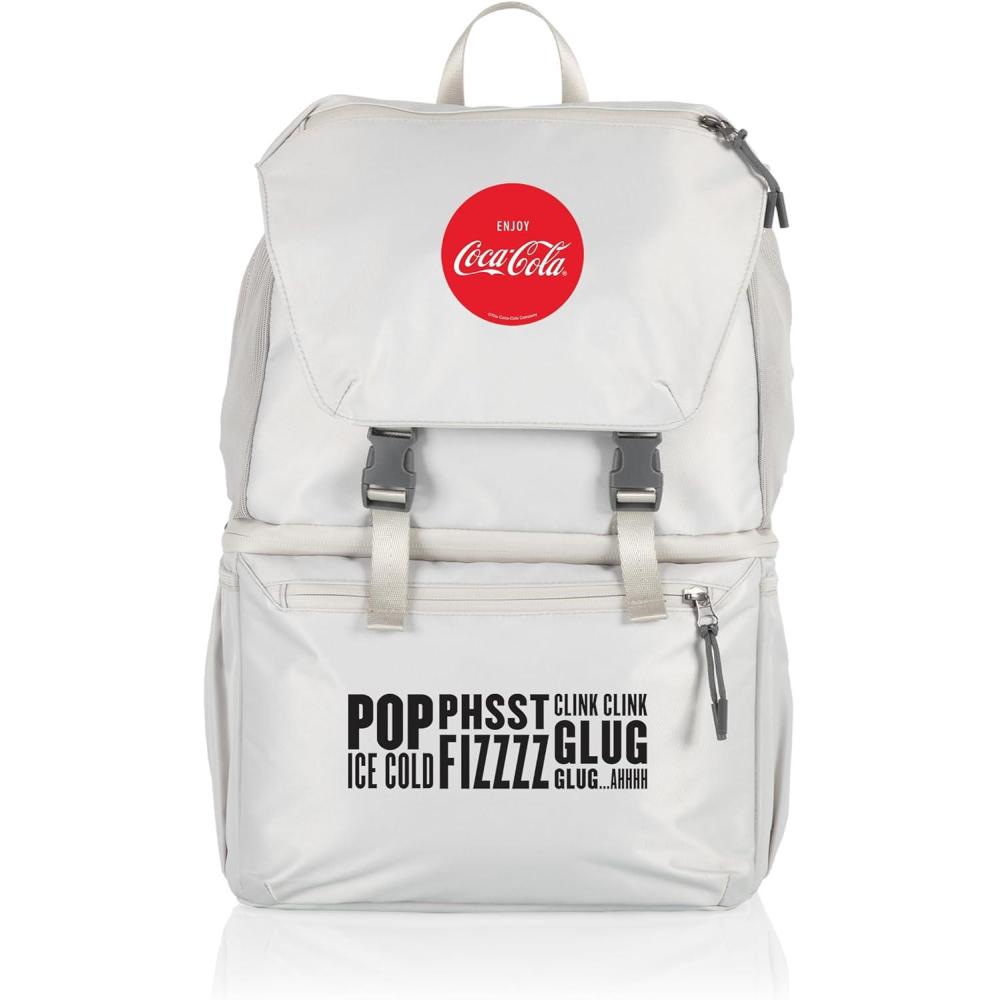 imagePICNIC TIME Star Wars Tarana Backpack Cooler made with Recycled Material Soft Cooler Backpack Upcycled Cooler Bag Halo GrayCocacola Halo Gray