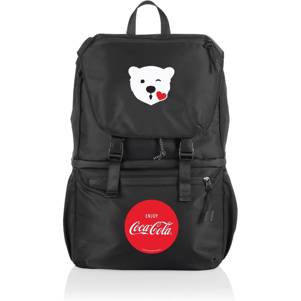imagePICNIC TIME Star Wars Tarana Backpack Cooler made with Recycled Material Soft Cooler Backpack Upcycled Cooler Bag Halo GrayCocacola Bear Carbon Black