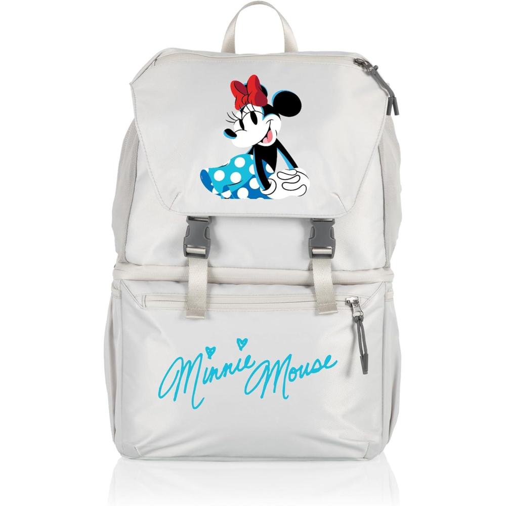 imagePICNIC TIME Star Wars Tarana Backpack Cooler made with Recycled Material Soft Cooler Backpack Upcycled Cooler Bag Halo GrayDisney Minnie Mouse  Halo Gray