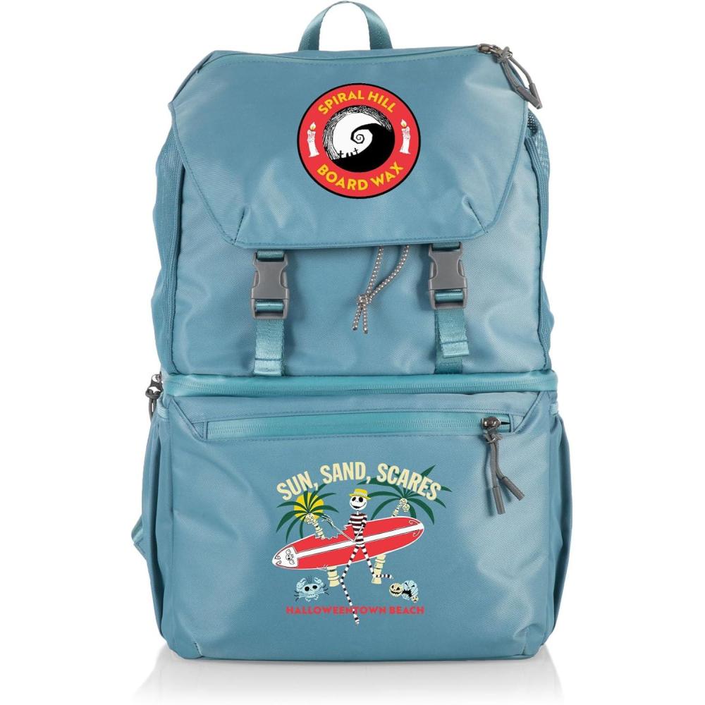 imagePICNIC TIME Star Wars Tarana Backpack Cooler made with Recycled Material Soft Cooler Backpack Upcycled Cooler Bag Halo GrayDisney Nightmare Before Christmas  Aurora Blue