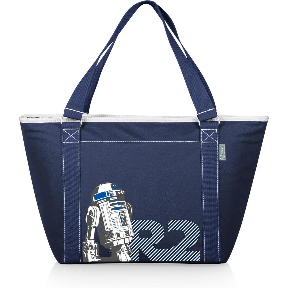 imagePICNIC TIME Star Wars Tote Cooler Bag Soft Cooler Bag Picnic CoolerStar Wars R2D2 Navy Blue