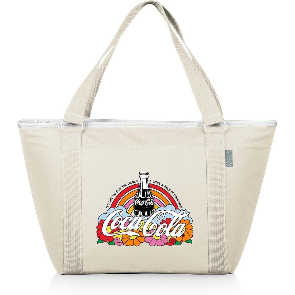imagePicnic TIME CocaCola Unity Buy The World A Coke Topanga Tote Cooler Bag Soft Cooler Bag Picnic Cooler Sand