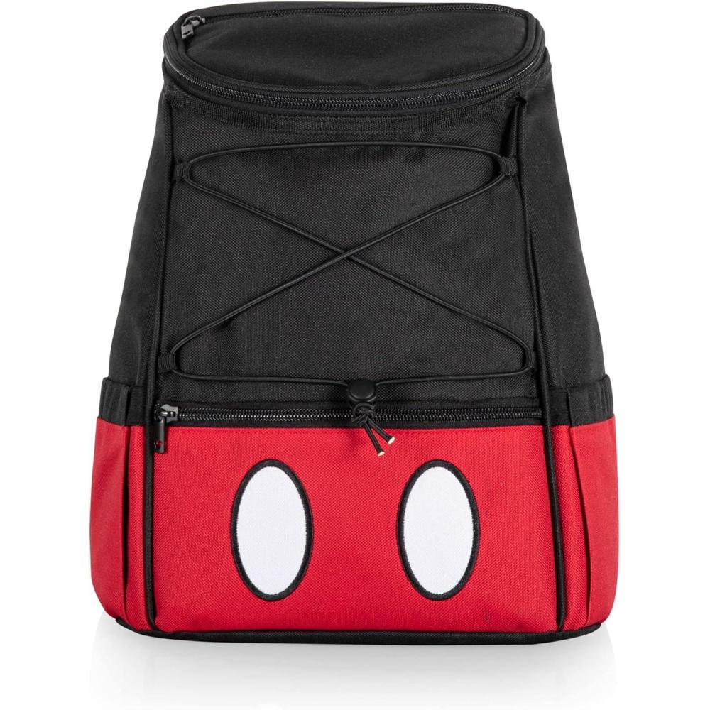 imagePicnic TIME Disney Lilo ampamp Stitch PTX Backpack Cooler Soft Cooler Backpack Insulated Lunch Bag Black with Gray AccentsDisney Mickey Mouse Black With Red Pattern