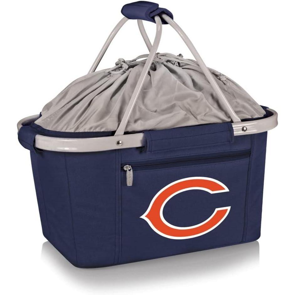 imagePicnic TIME NFL Metro Basket Collapsible Cooler ToteNavy Blue