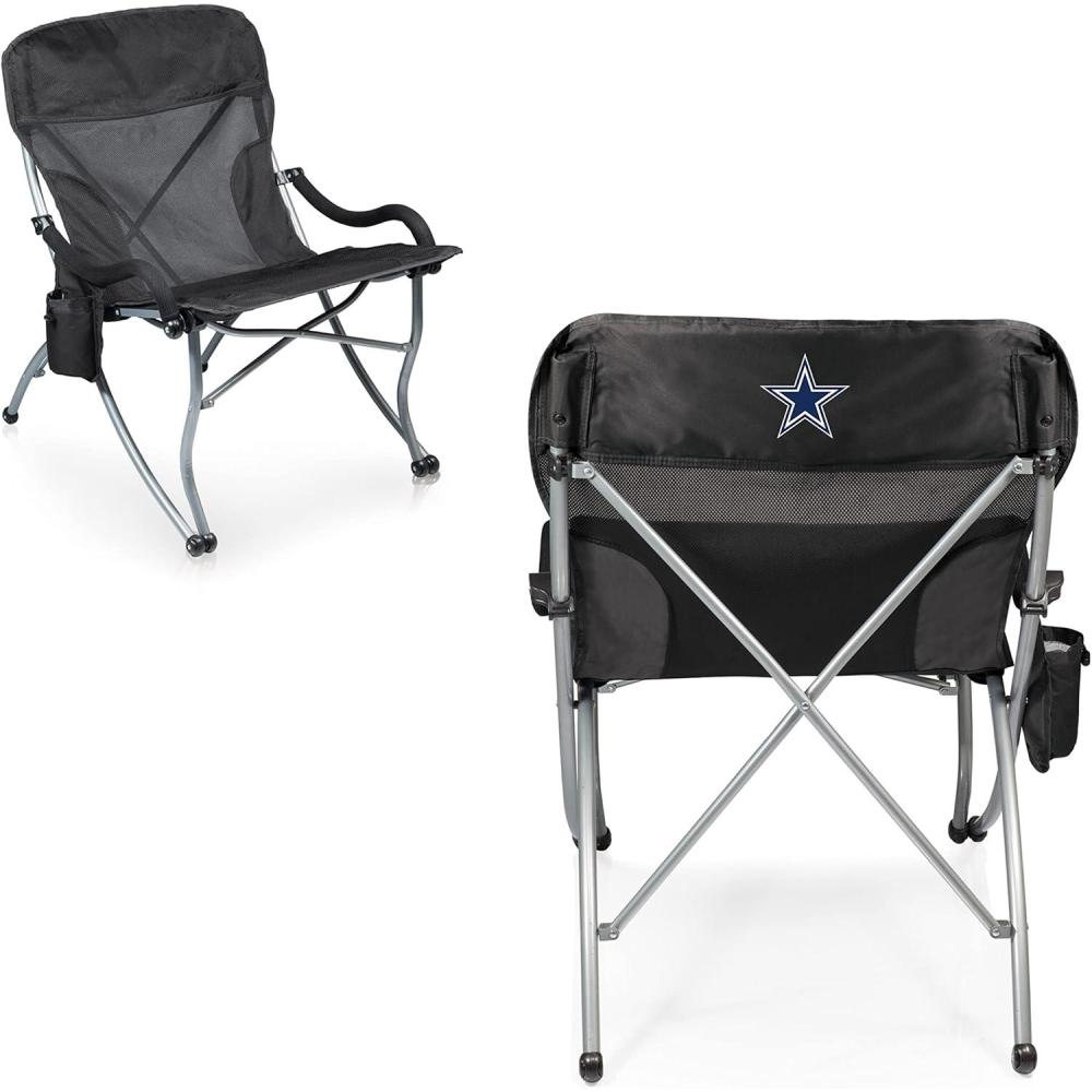 imagePicnic TIME NFL PTXL Heavy Duty Camping Chair XL Beach Chair 400 lb Capacity Camp ChairDallas Cowboys