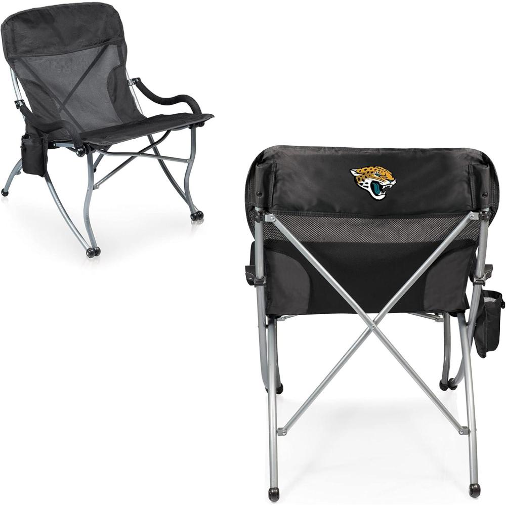 imagePicnic TIME NFL PTXL Heavy Duty Camping Chair XL Beach Chair 400 lb Capacity Camp ChairJacksonville Jaguars