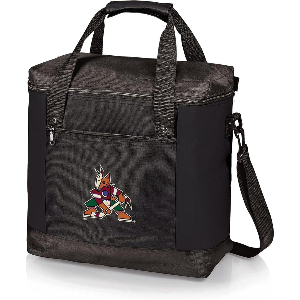 imagePicnic TIME NHL UnisexAdult NHL Montero Tote Cooler Bag Soft Cooler Bag Picnic ToteBlack