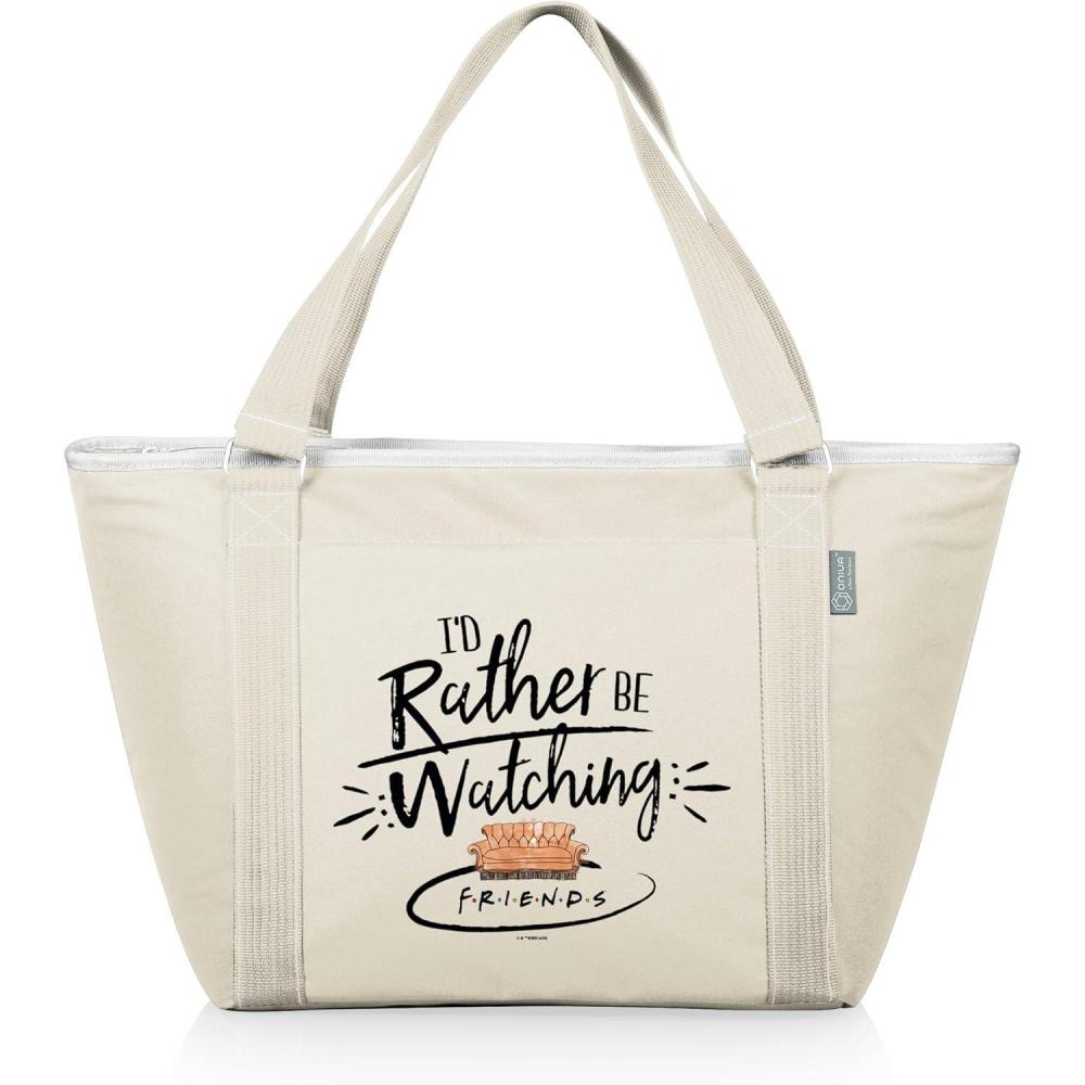 imagePicnic TIMEWarner Bro Topanga Tote Cooler Bag Soft Cooler Bag Picnic CoolerWarner Bro Friends Rather Be Sand