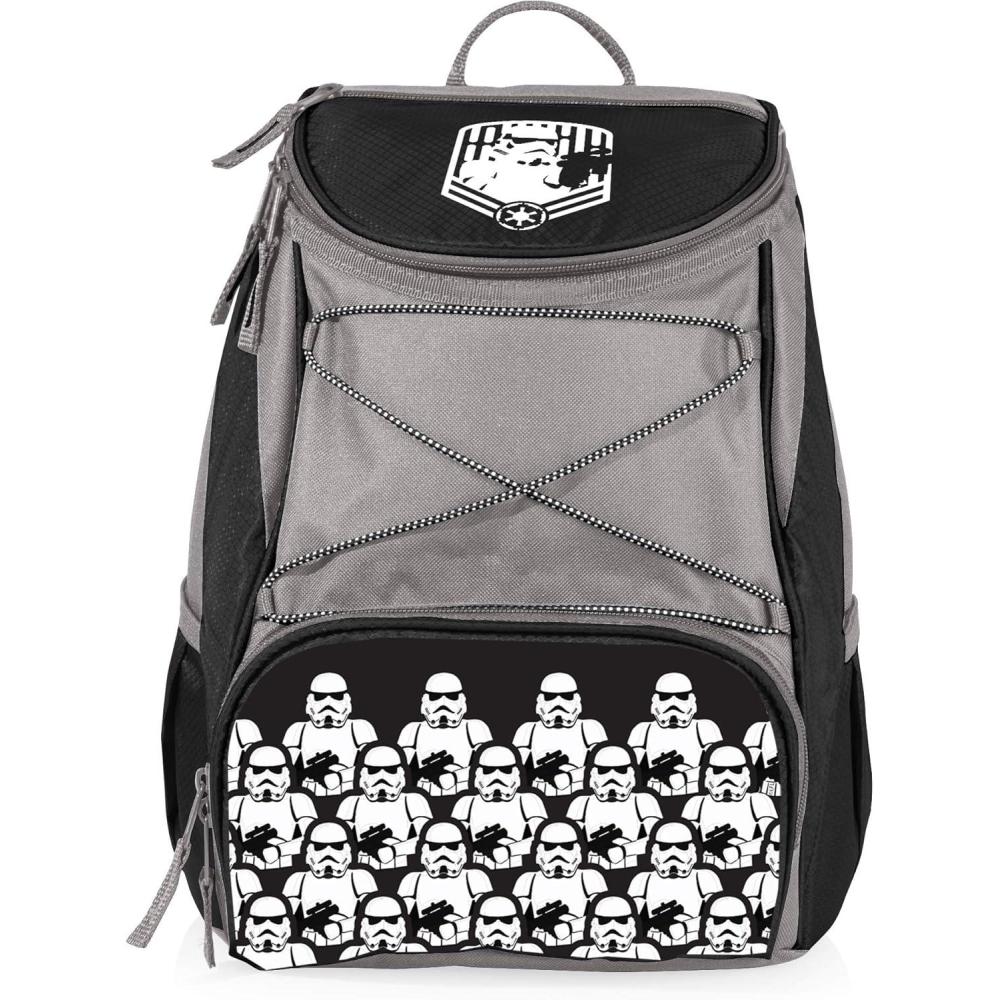 imageStar Wars PTX Backpack Cooler  Soft Cooler Backpack  Insulated Lunch BagStar Wars Stormtrooper  Black With Gray Accents