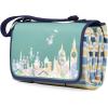 Disney Mary Poppins Picnic Tote – Outdoor & Beach Blanket, Camping Blanket (Sky Blue with Multi Stripe Pattern)