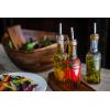 Fabio Viviani Oliera 3-Bottle Cruet Set with Acacia Stand