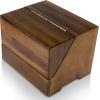 LEGACY – a Picnic Time Brand Madison Acacia Tabletop Bar Tool Set, Professional Mixology Bartender Kit with Stand, Bar Accessories Set, Cocktail Shaker Set, (Acacia Wood)