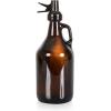 LEGACY – a Picnic Time Brand Stand with 64oz Glass Growler Beer Accessories, One Size, Acacia Wood