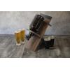 LEGACY – a Picnic Time Brand Stand with 64oz Glass Growler Beer Accessories, One Size, Acacia Wood
