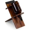 LEGACY – a Picnic Time Brand Stand with 64oz Glass Growler Beer Accessories, One Size, Acacia Wood