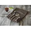 LEGACY – a Picnic Time brand, 10-Piece Bar Tool Roll Up Kit, 10-Piece Bar Tool Roll Up Kit, Mixology Bartender Travel Set with Cocktail Accessories, (Khaki)