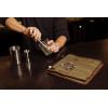 LEGACY – a Picnic Time brand, 10-Piece Bar Tool Roll Up Kit, 10-Piece Bar Tool Roll Up Kit, Mixology Bartender Travel Set with Cocktail Accessories, (Khaki)