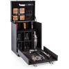 LEGACY – a Picnic Time brand, Hamilton Bartender Kit, Cocktail Set, Portable Bar Case with Cocktail Shaker Set, (Black)