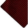 Mickey Mouse – Blanket Tote Outdoor Picnic Blanket, (Red & Black Buffalo Plaid Pattern)