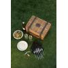 NCAA Arizona State Sun Devils Champion Picnic Basket with Deluxe Service for Two, Black