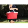 NCAA Arkansas Razorbacks Metro Shopping Basket – Insulated Picnic Basket – Collapsible Market Basket – Utility Tote Cooler Bag
