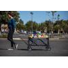 NHL Columbus Blue Jackets Adventure Wagon Folding Wagon – Wagon Cart – Sport Utility Wagon – Beach Wagon Collapsible