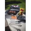 ONIVA – a Picnic Time brand Buccaneer Portable Charcoal Grill & Cooler Tote, (Black with Gray Accents)(One Size)